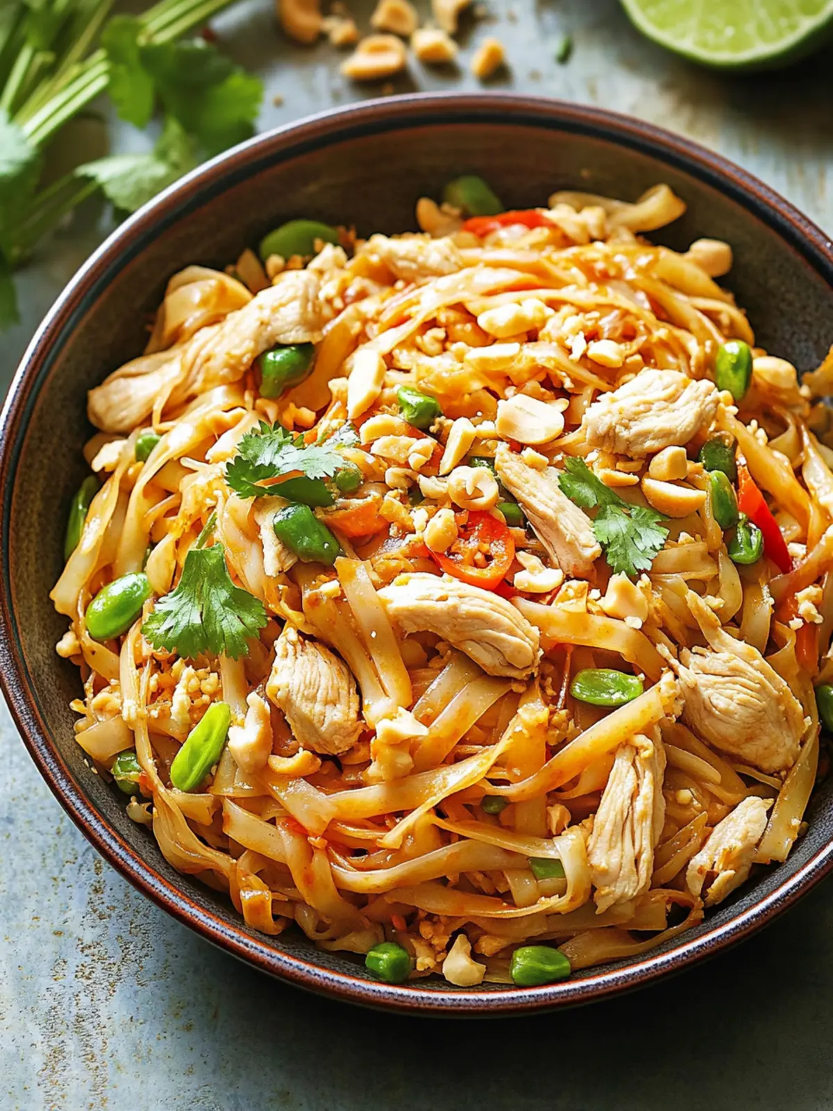 Savory Chicken Pad Thai in Just 20 Minutes at Home 5 Chicken Pad Thai
