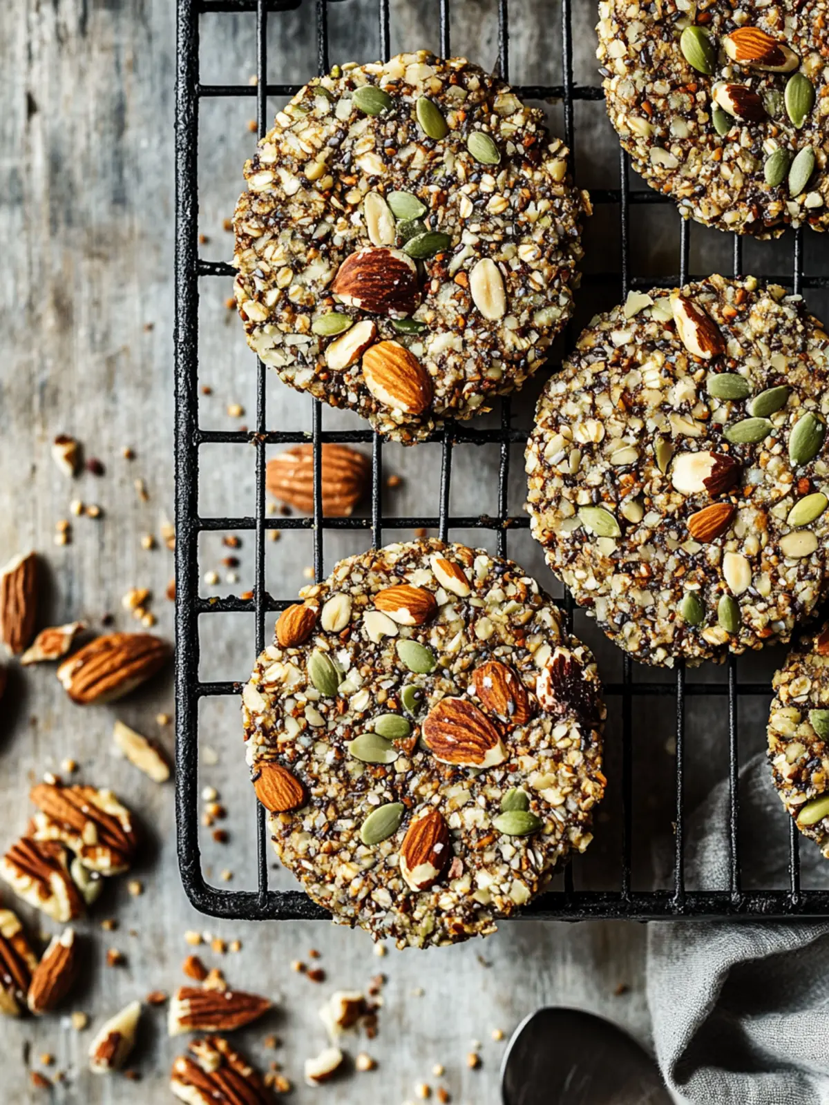 Deliciously Crunchy Nut & Seed Rounds for Guilt-Free Snacking 4 Crunchy Nut & Seed Rounds