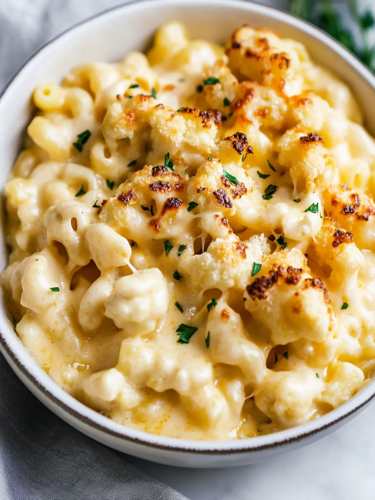 Deliciously Creamy Cauliflower Mac and Cheese Recipe 3 Cauliflower Mac and Cheese
