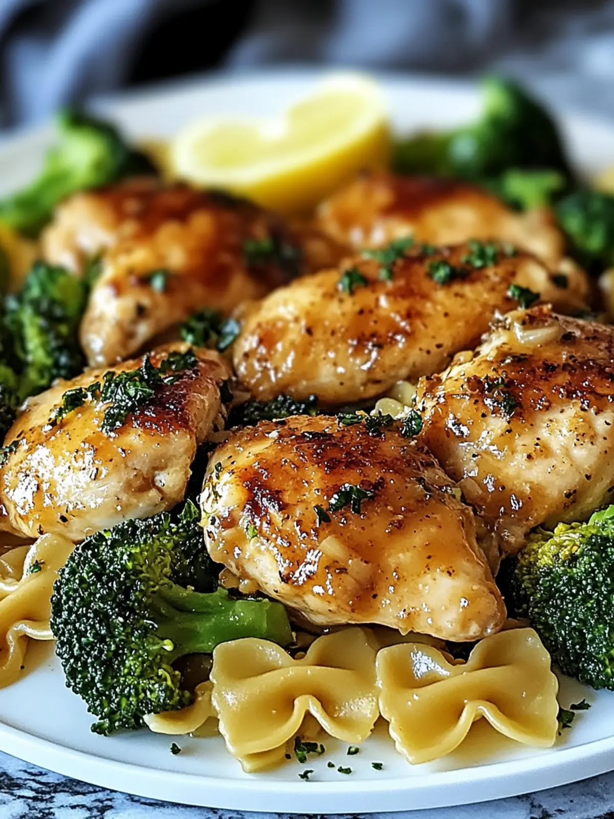 Savor Cowboy Butter Lemon Bowtie Chicken with Broccoli Delight 4 Cowboy Butter Lemon Bowtie Chicken with Broccoli