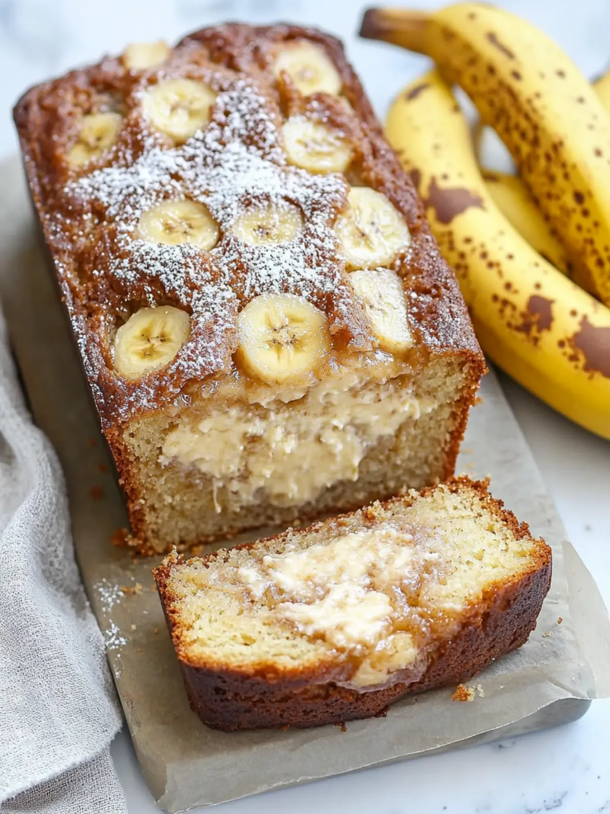 Decadent Cheesecake Banana Bread That Will Wow You 4 Cheesecake Banana Bread