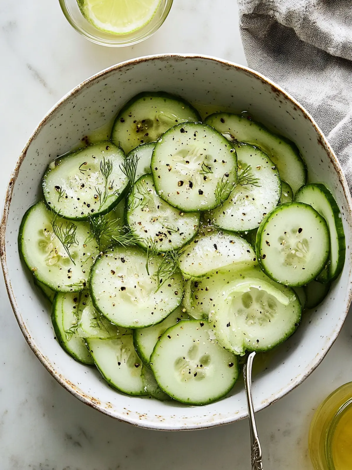 Refreshing Cucumber Vinegar Salad That Will Wow Your Taste Buds 3 Cucumber Vinegar Salad