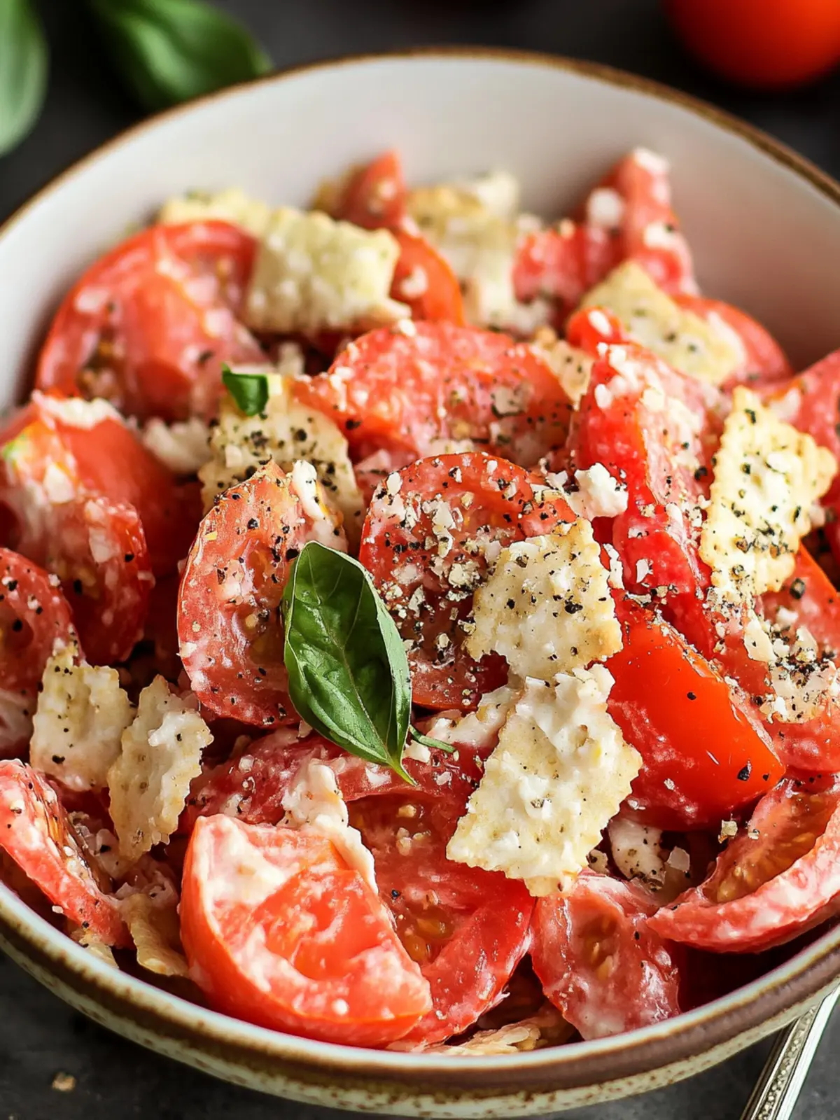 Savory Tomato Cracker Salad: A Fresh Twist on Your Picnic Classic 2 Tomato Cracker Salad