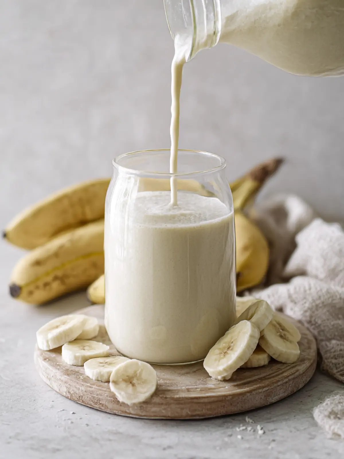Creamy Vegan Banana Milk: Refreshingly Simple Delight 2 Vegan Banana Milk