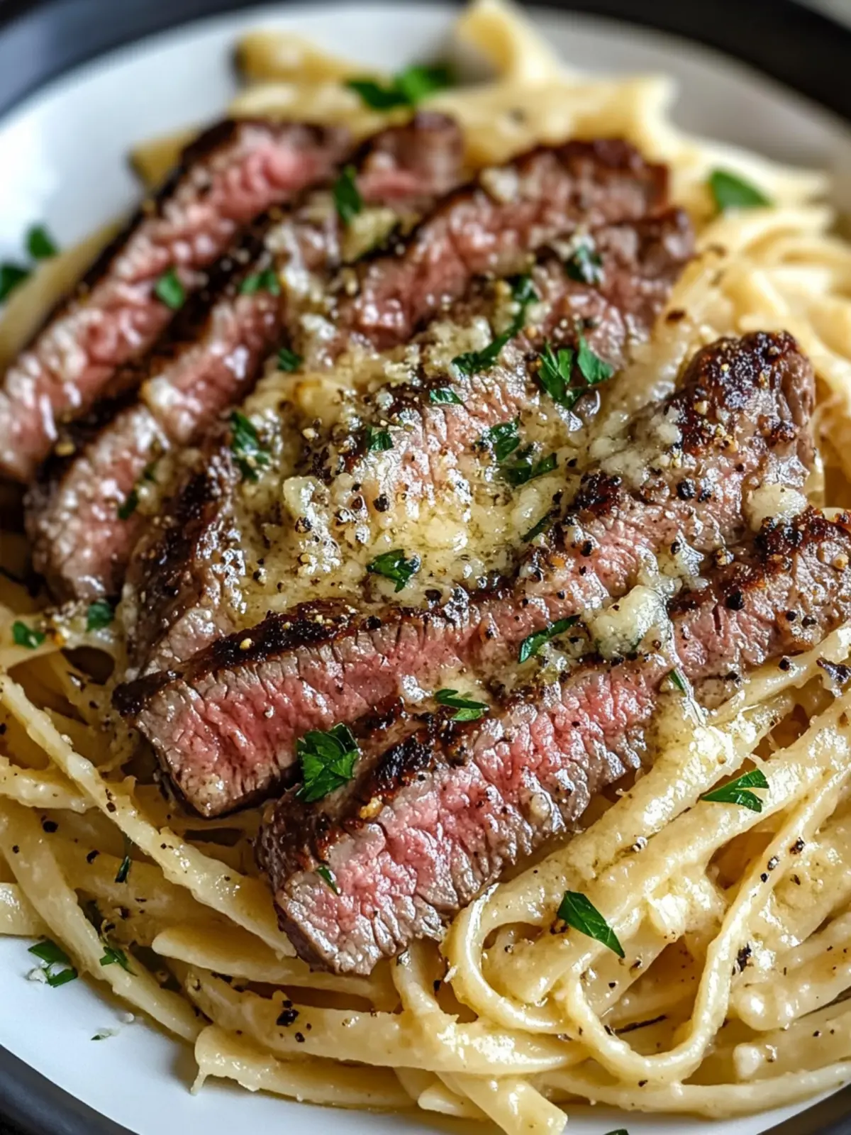 Garlic Parmesan Steak Pasta: Quick Comfort in 30 Minutes 5 Garlic Parmesan Steak Pasta
