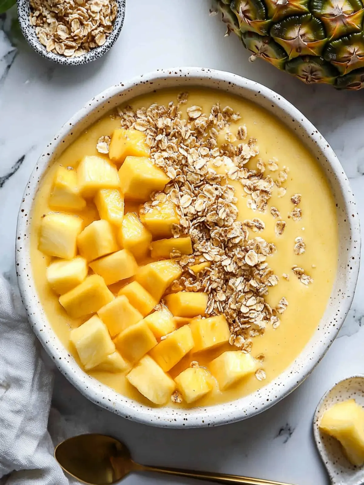 Mango Pineapple Tropical Smoothie Bowl for a Refreshing Boost 4 Mango Pineapple Tropical Smoothie Bowl