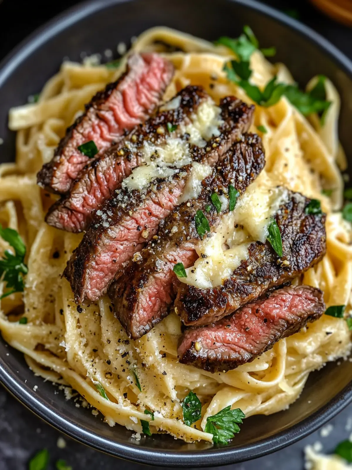 Garlic Parmesan Steak Pasta: Quick Comfort in 30 Minutes 3 Garlic Parmesan Steak Pasta