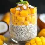 Delicious Fresh Mango Coconut Chia Seed Parfait Recipe! 9 Fresh Mango Coconut Chia Seed Parfait