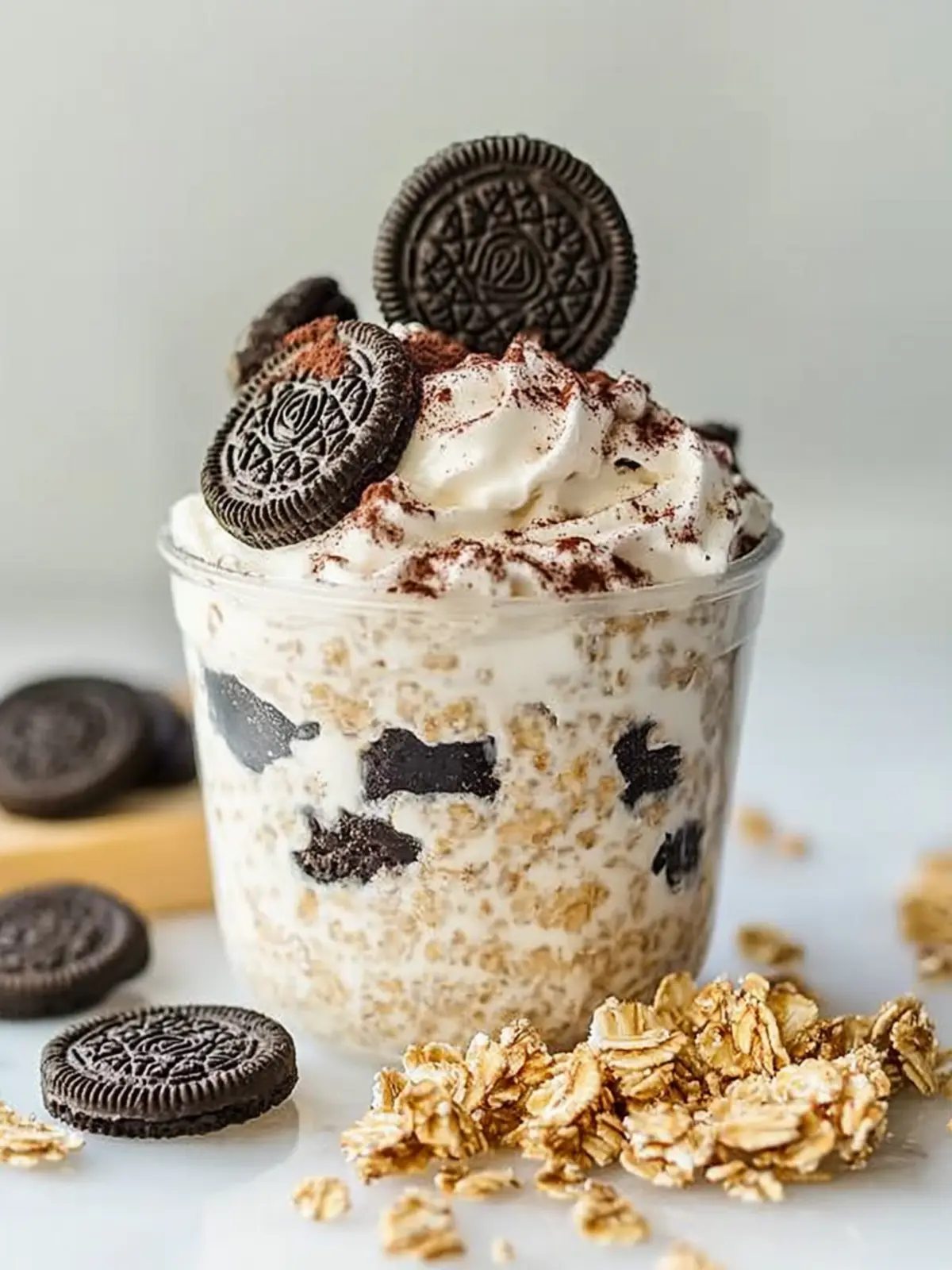 Oreo Overnight Oats: A Creamy Dream for Sweet Lovers 2 Oreo Overnight Oats