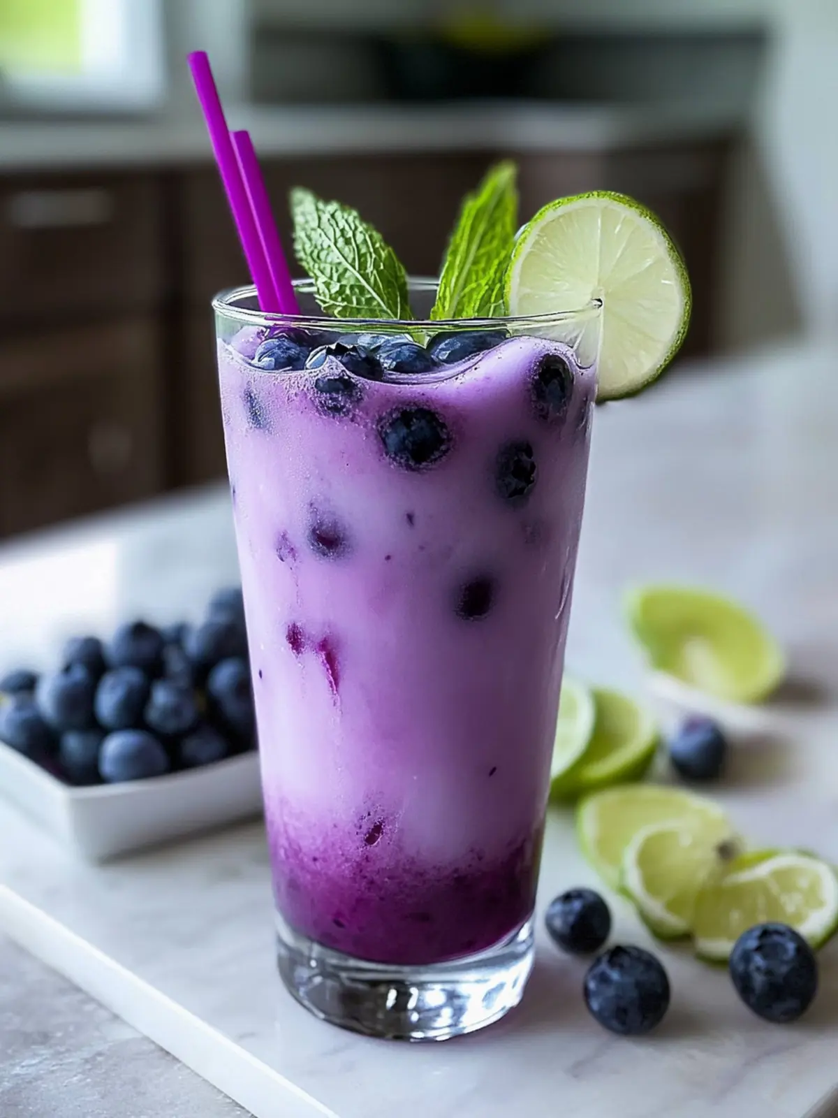 Refreshing Blueberry Coconut Cooler Mocktail for Instant Bliss 2 Blueberry Coconut Cooler Mocktail