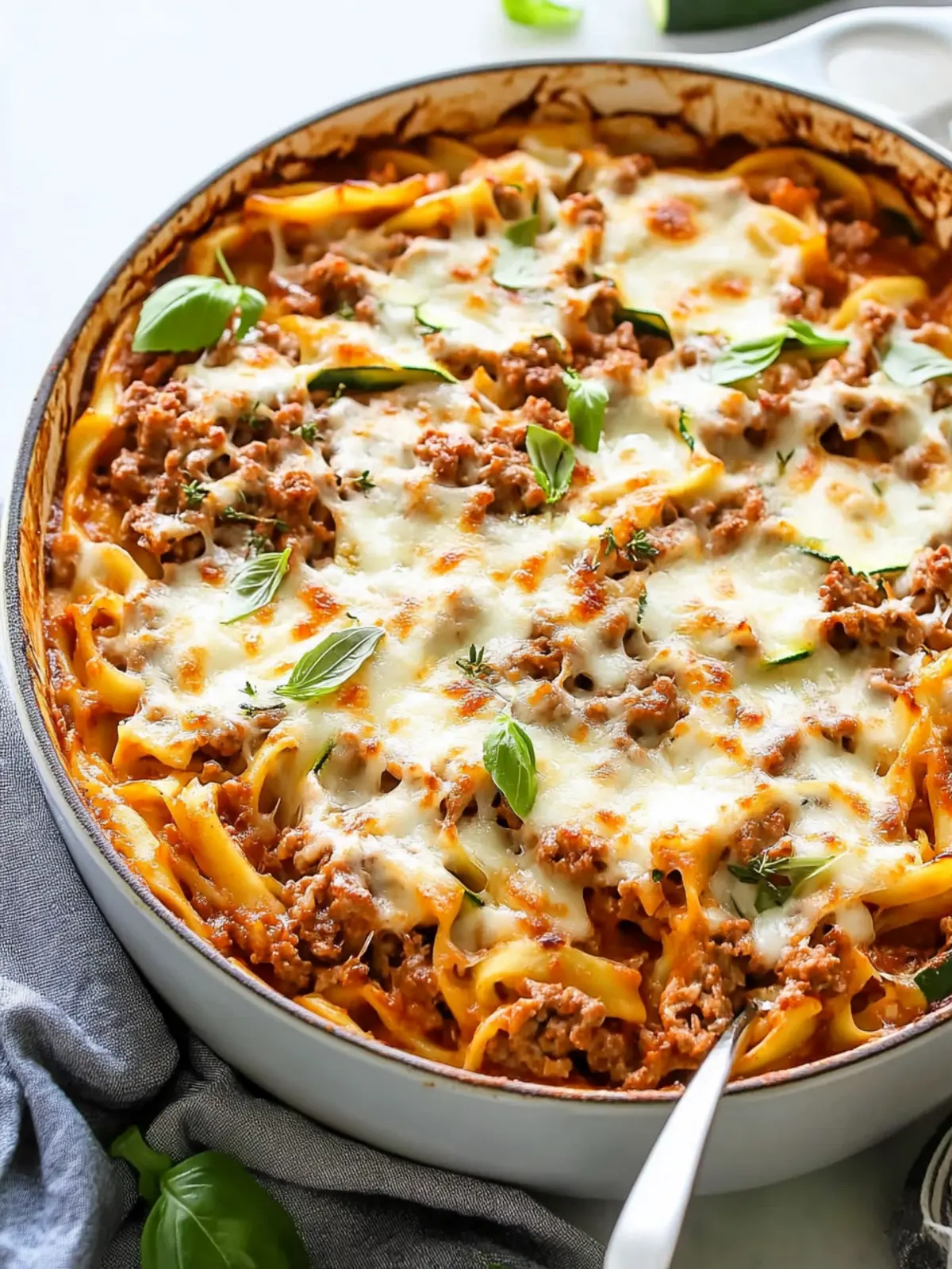 Cheesy Beef & Zucchini Noodle Bake: Comfort Made Easy 5 Cheesy Beef & Zucchini Noodle Bake