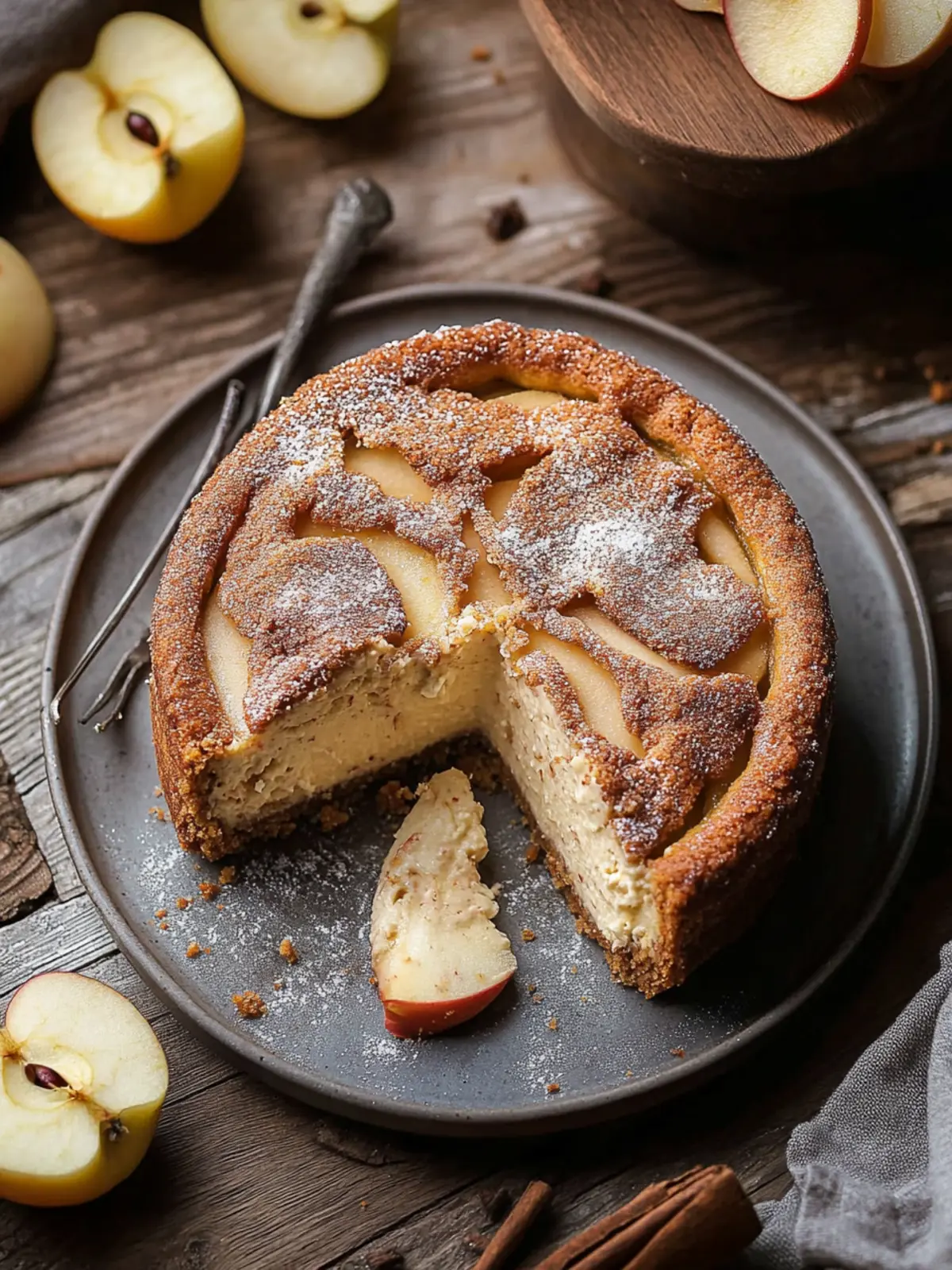 Irresistible Apple Cider Cheesecake for Cozy Fall Gatherings 2 Apple Cider Cheesecake