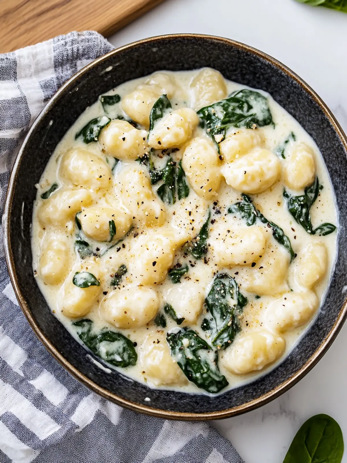 Creamy Garlic Parmesan Spinach Gnocchi in Just 15 Minutes 4 Creamy Garlic Parmesan Spinach Gnocchi