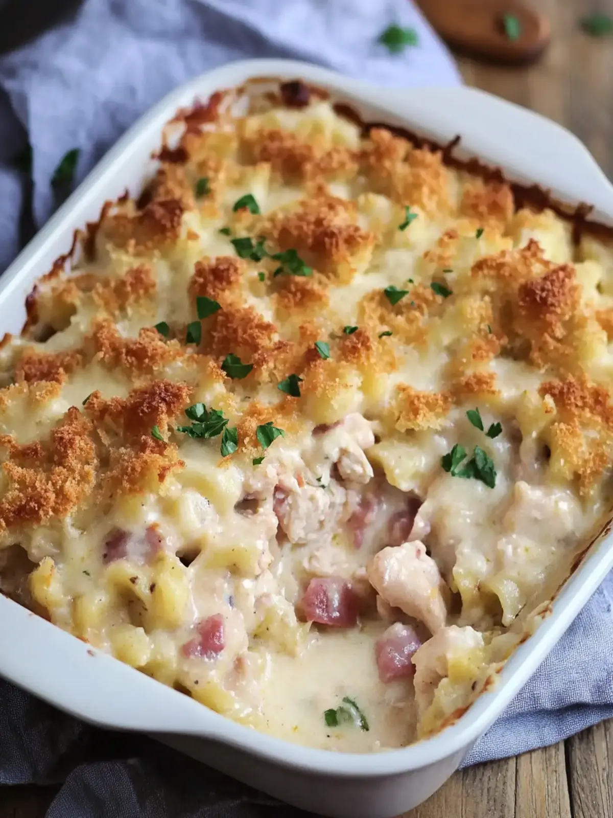 Delicious Chicken Cordon Bleu Casserole for Cozy Nights 4 Chicken Cordon Bleu Casserole