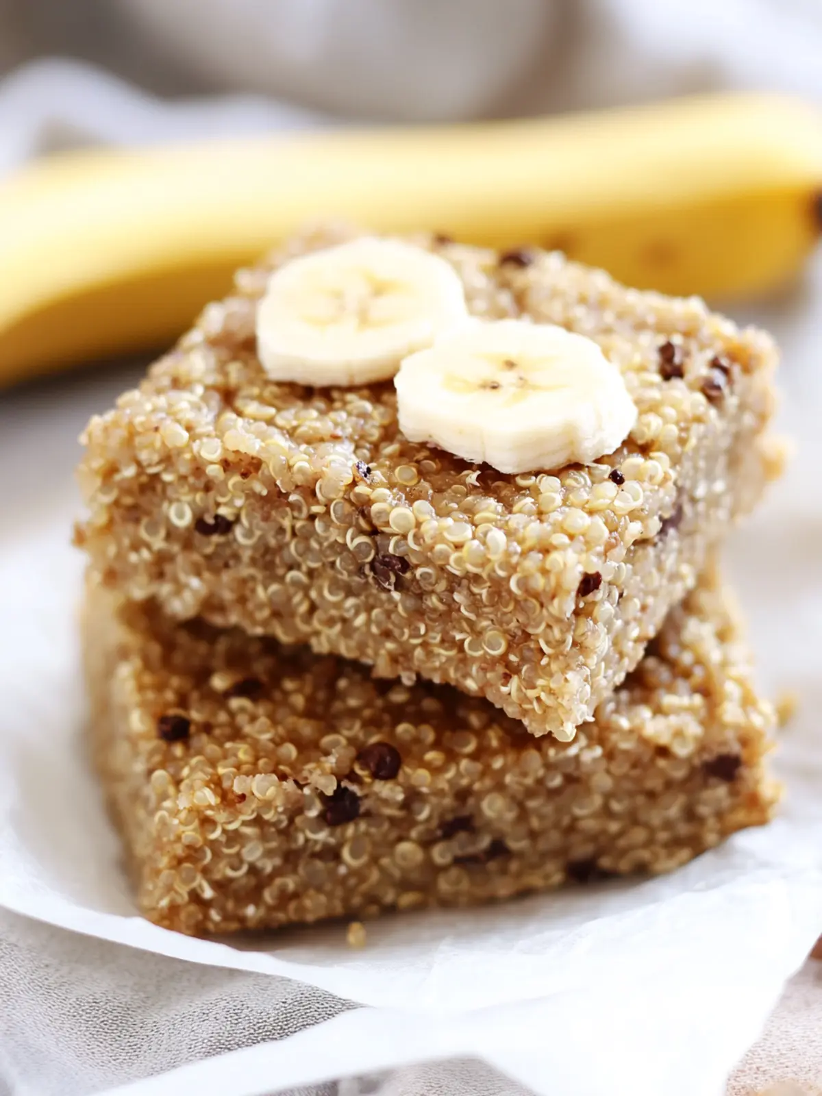Boost Your Mornings with Delicious Banana Quinoa Breakfast Bars 2 Banana Quinoa Breakfast Bars