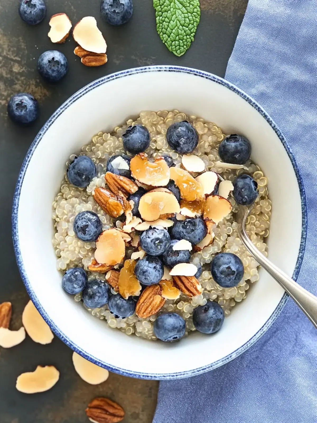 Hot Blueberry Honey Breakfast Quinoa for a Cozy Morning Boost 5 Hot Blueberry Honey Breakfast Quinoa