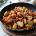 Delicious Skillet Potato Recipe with Lentils and Carrots 4 Skillet Potato Recipe with Lentils and Carrots