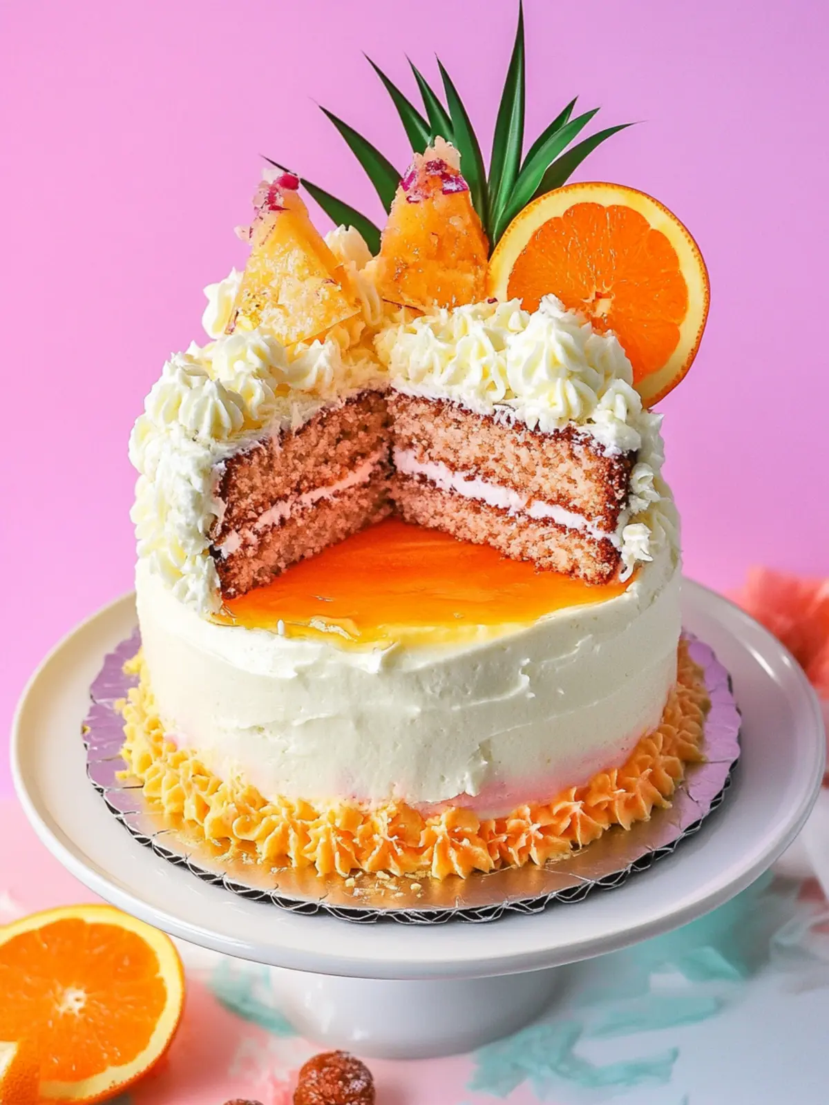 Delight in Tropical Bliss with Hawaiian Sunset Cake Recipe 4 Hawaiian Sunset Cake