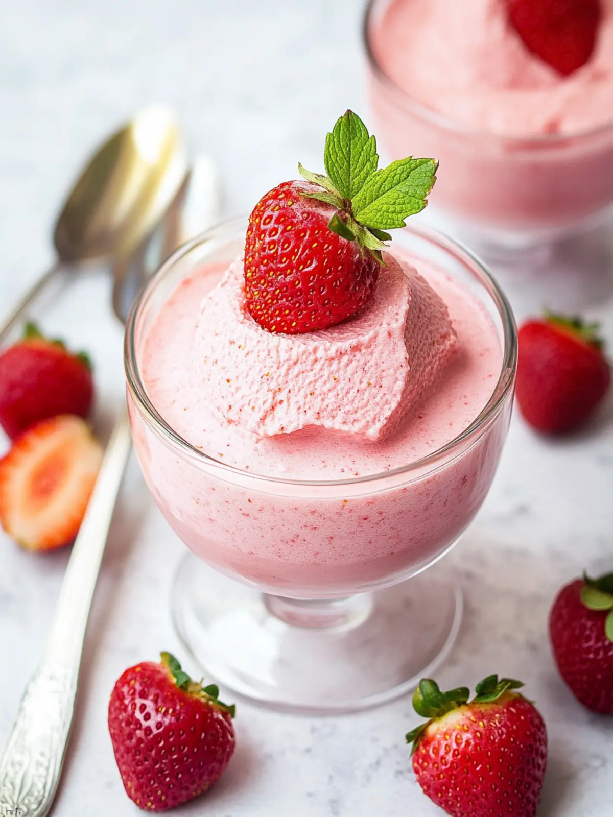 Deliciously Light Strawberry Aquafaba Mousse Recipe 2 Strawberry Aquafaba Mousse
