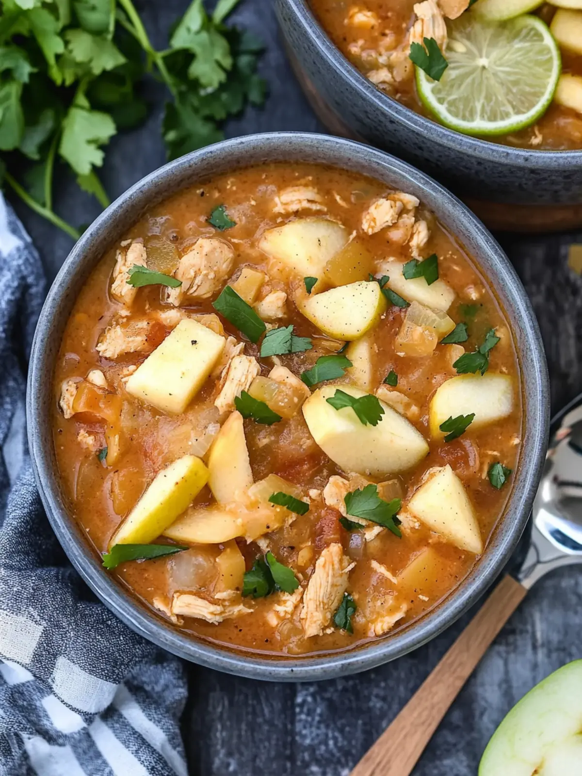 White Cheddar Apple Chicken Chili: Cozy Comfort in a Bowl 2 White Cheddar Apple Chicken Chili