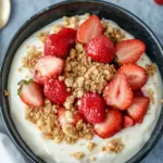 Indulge in a Strawberry Cheesecake Yogurt Bowl Delight 9 Strawberry Cheesecake Yogurt Bowl