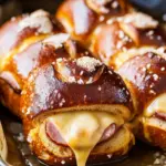 Irresistible Honey Mustard Ham & Cheese Pretzel Sliders to Love 8 Honey Mustard Ham & Cheese Pretzel Sliders