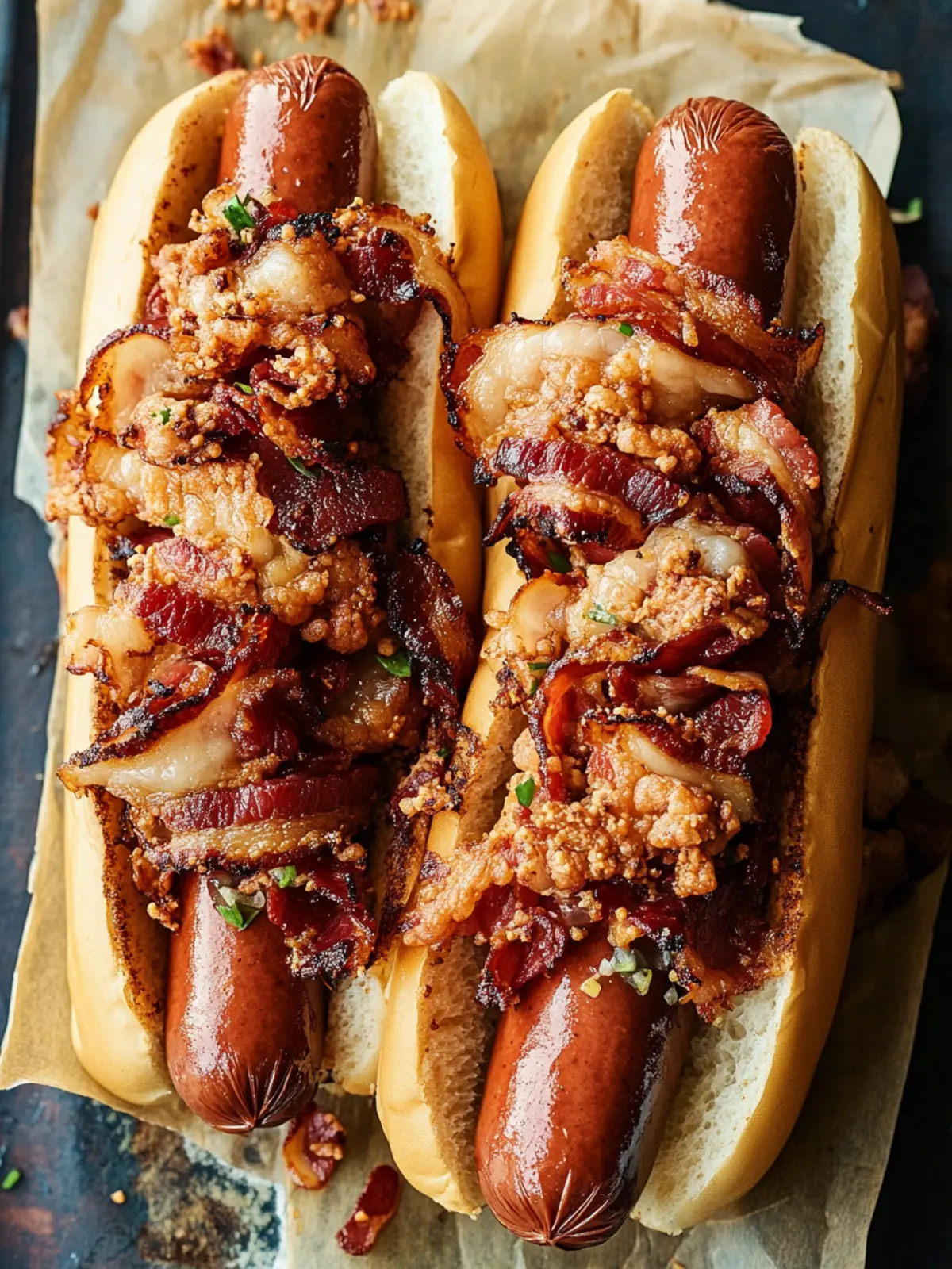 Bacon Wrapped Cowboy Hotdogs: A Flavor-Packed Homemade Delight 2 Bacon Wrapped Cowboy Hotdogs