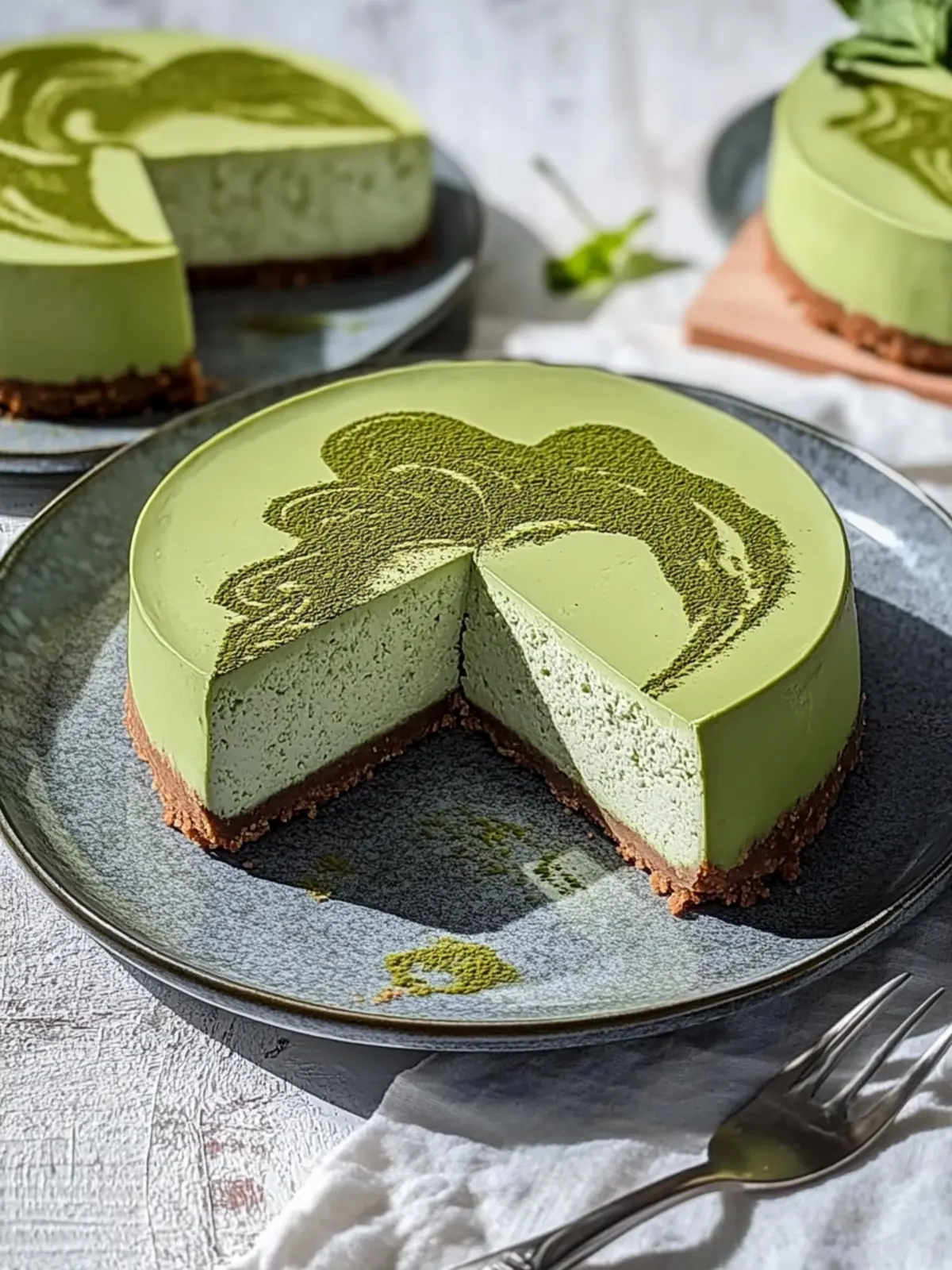 Irresistible Tofu Matcha Cheesecake You Can Make Today! 3 Tofu Matcha Cheesecake