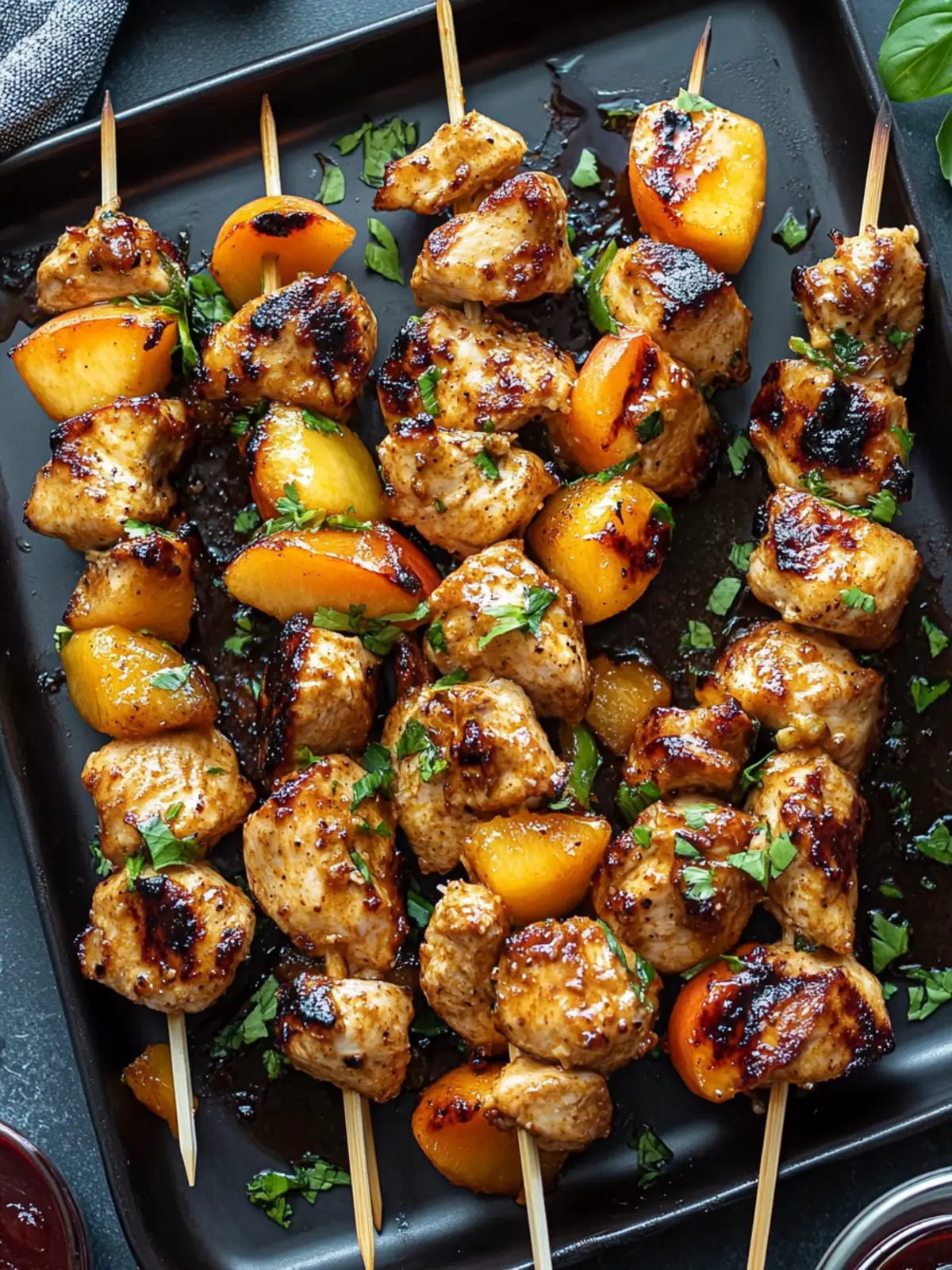 Jalapeno Peach Chicken Skewers for a Flavorful Feast! 2 Jalapeno Peach Chicken Skewers