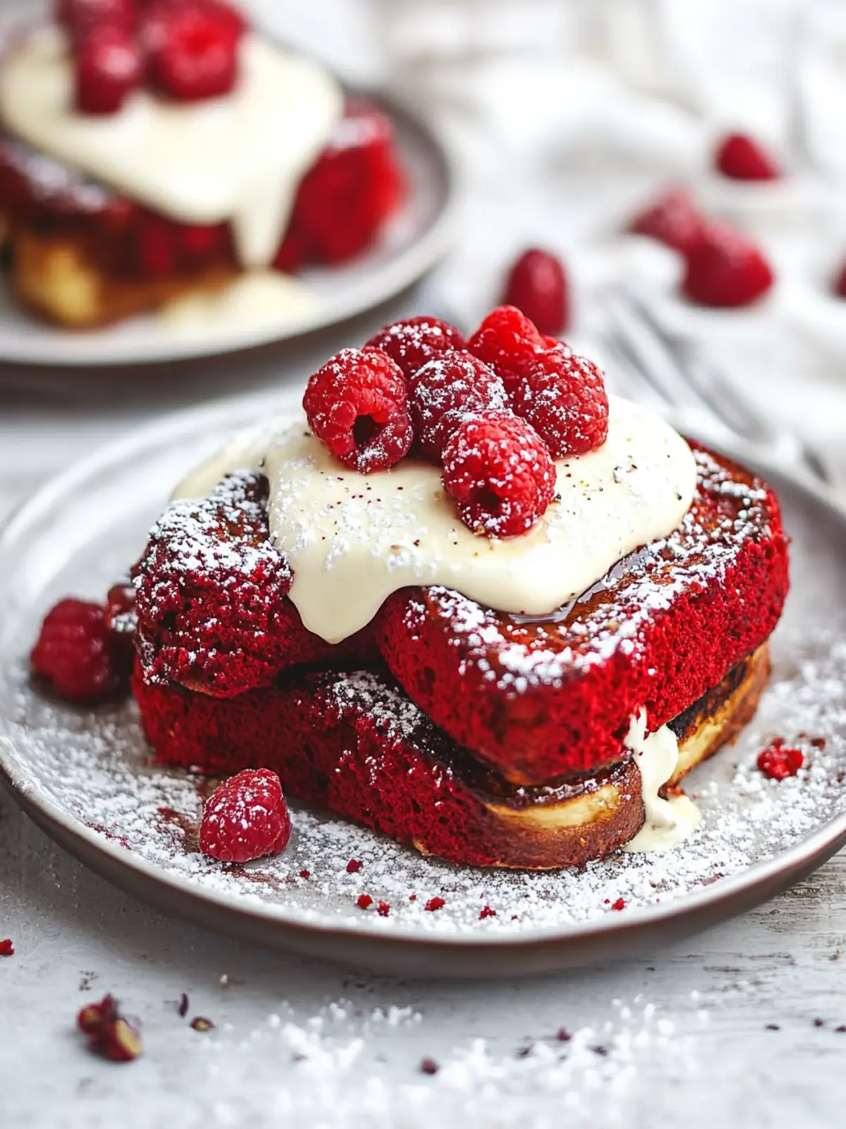 Decadent Red Velvet French Toast for a Sweet Morning Treat 4 Red Velvet French Toast