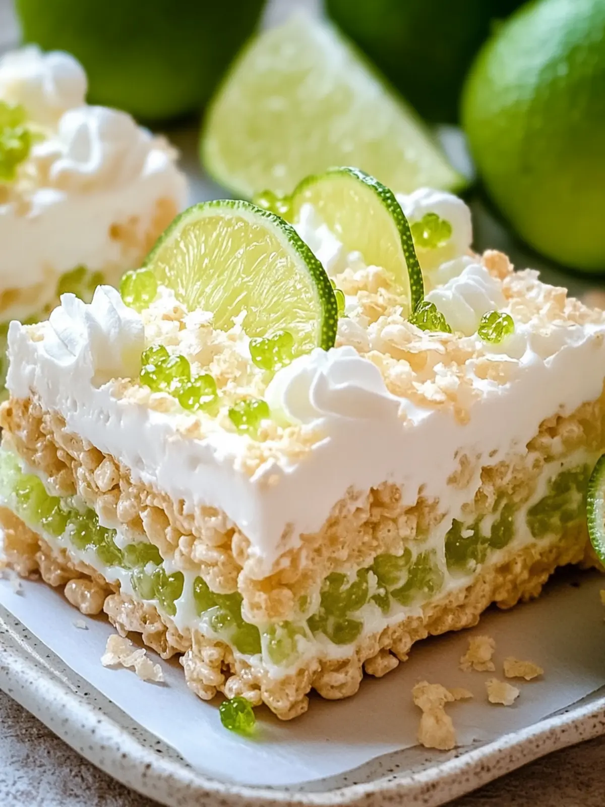 Zesty Key Lime Pie Rice Krispie Treats You’ll Devour 4 Key Lime Pie Rice Krispie Treats