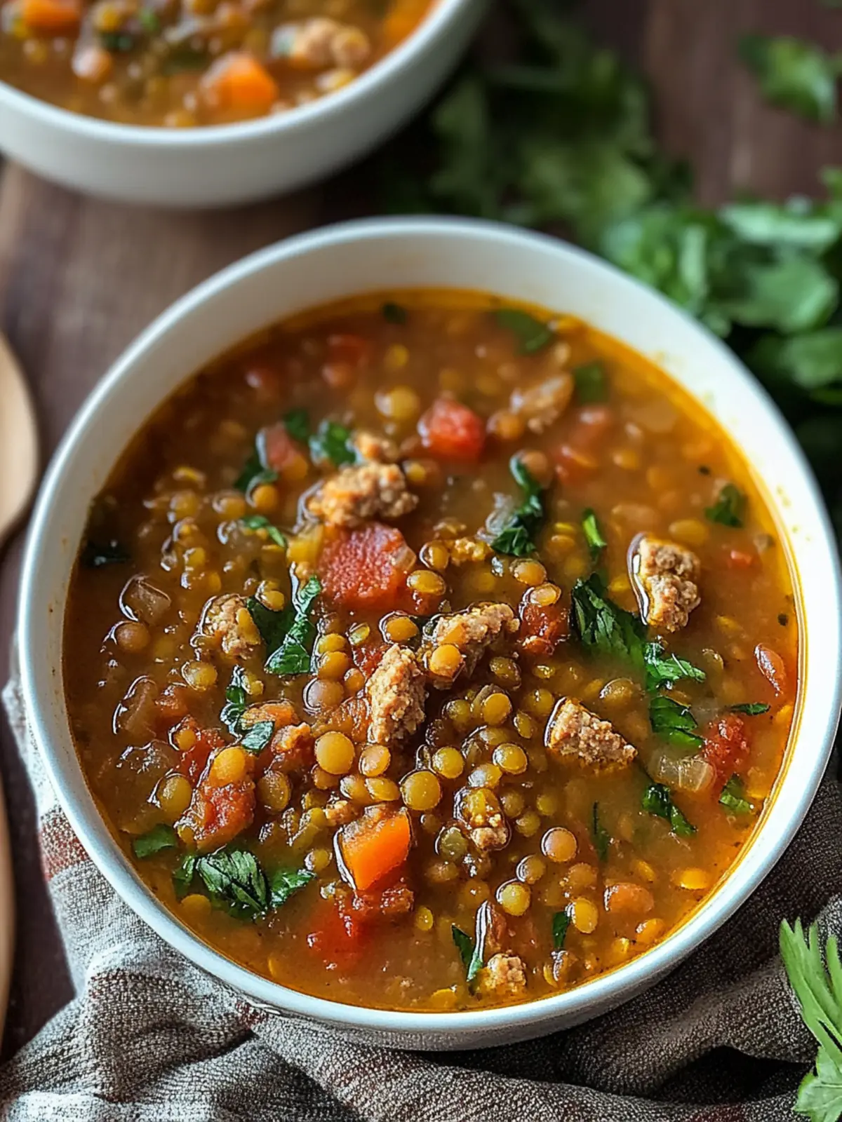 Hearty Spicy Sausage Lentil Soup for Cozy Nights 2 Spicy Sausage Lentil Soup