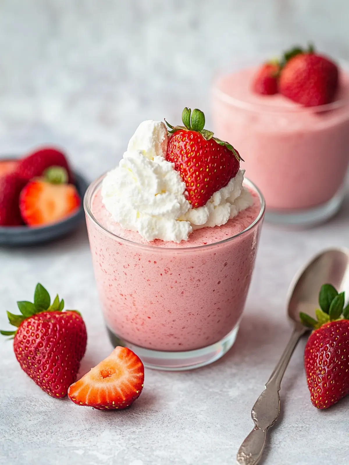 Deliciously Light Strawberry Aquafaba Mousse Recipe 3 Strawberry Aquafaba Mousse