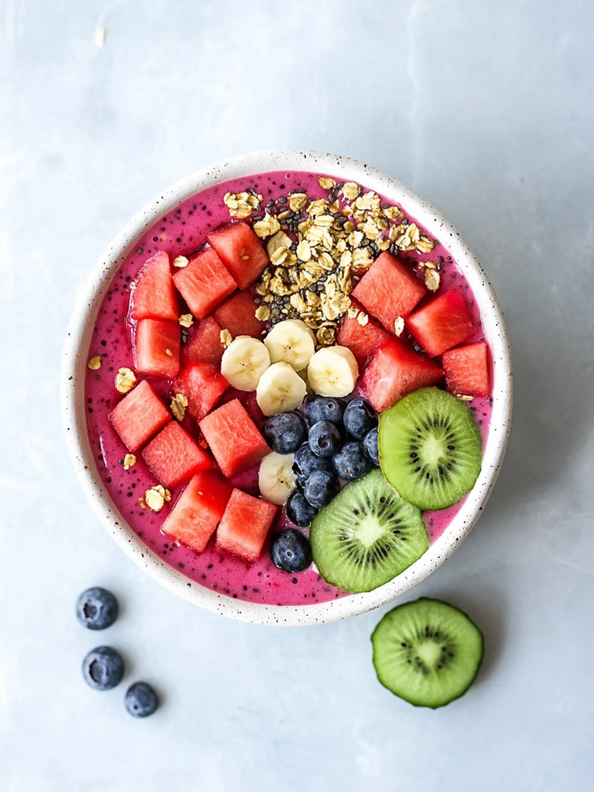Refreshing Vegan Watermelon Acai Bowl to Revitalize Your Day 3 Vegan Watermelon Acai Bowl