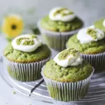 Delicious Matcha Muffins with Lemon Icing for a Fresh Twist 2 Matcha Muffins with Lemon Icing