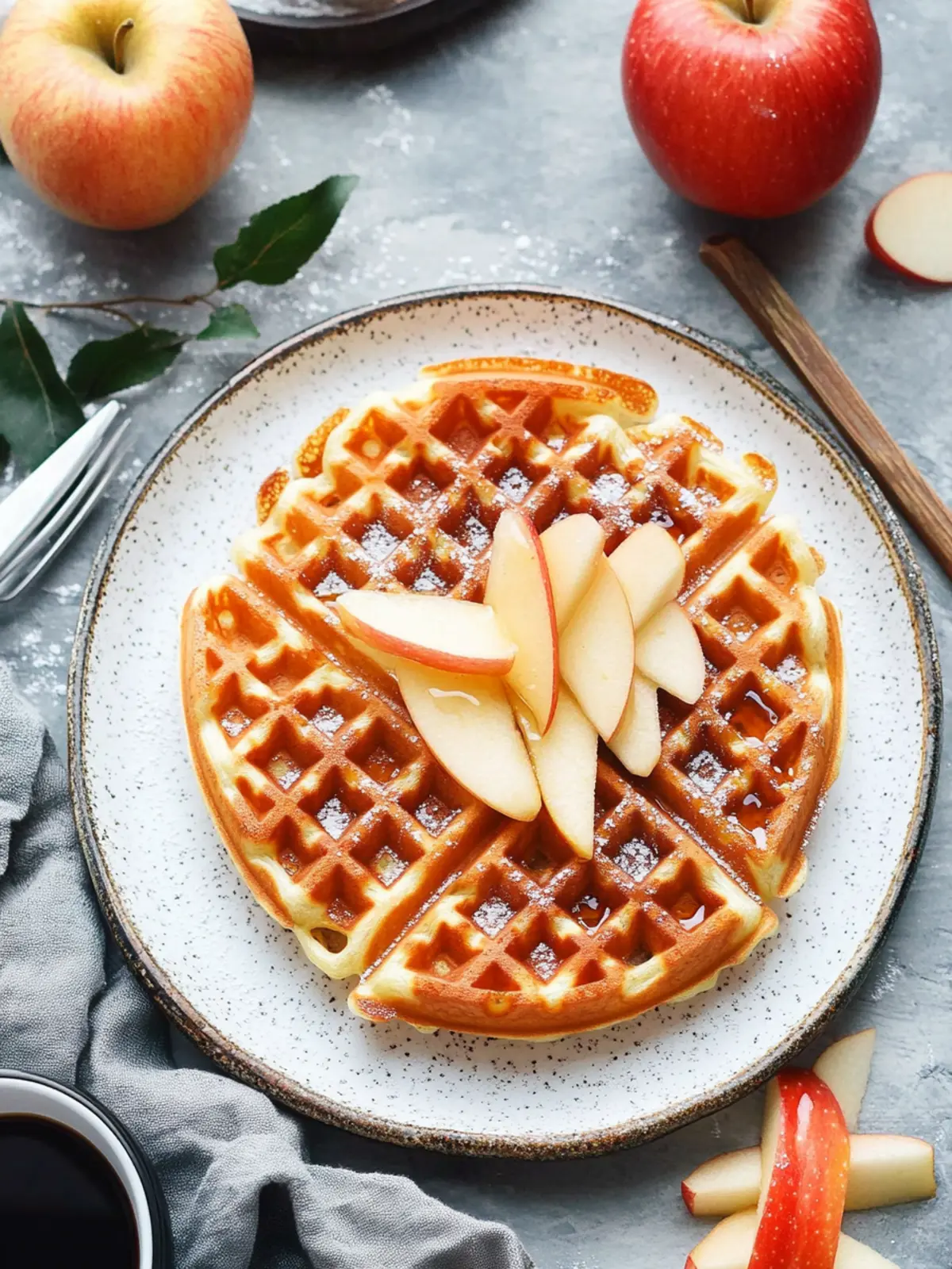 Delicious Apple Waffles That Will Brighten Your Morning 3 Apple Waffles