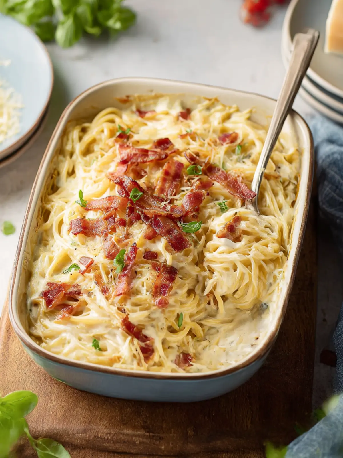 Creamy Bacon Pasta: A Cozy Twist on Comfort Food 2 Creamy Bacon Pasta