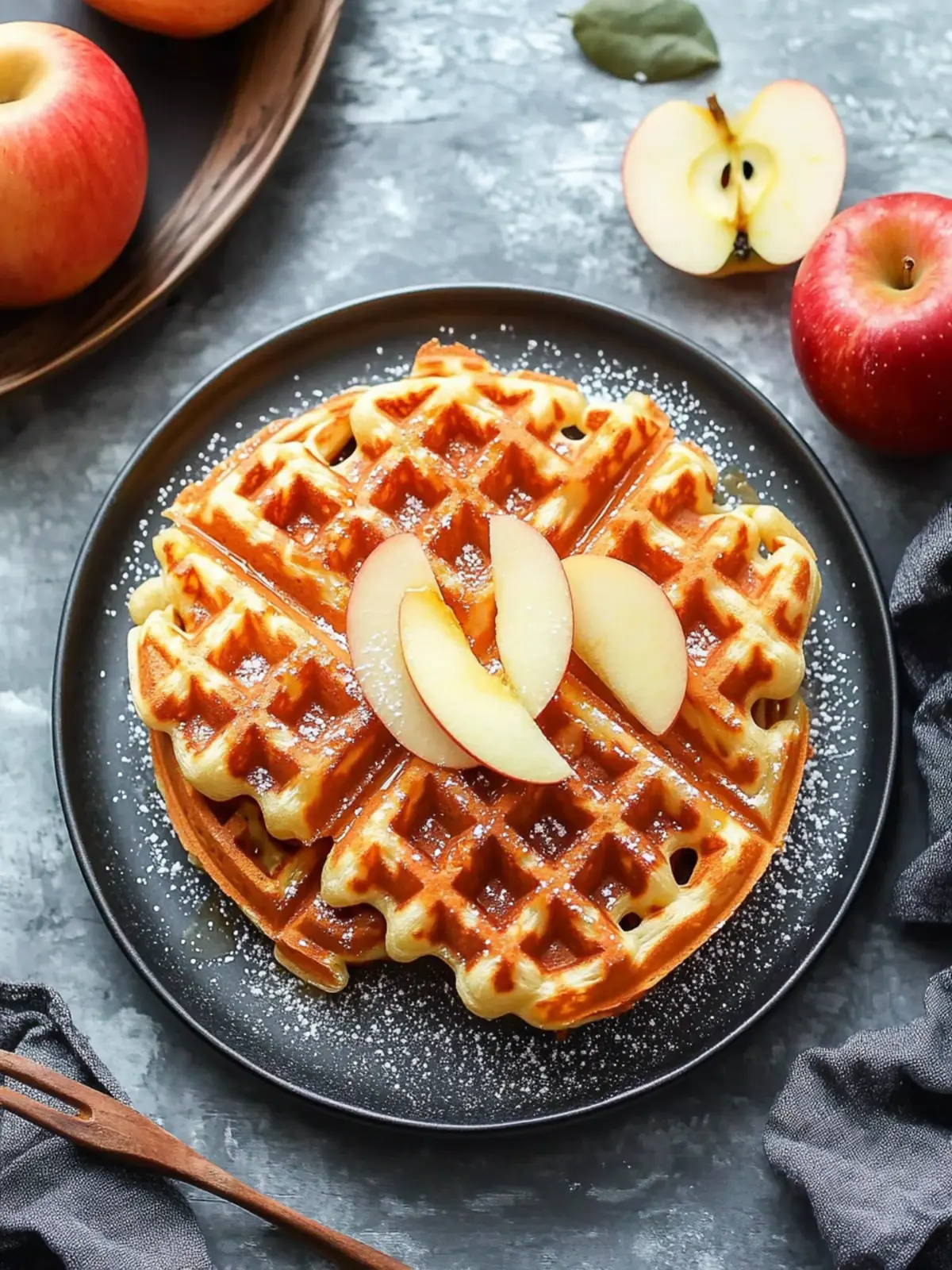 Delicious Apple Waffles That Will Brighten Your Morning 4 Apple Waffles