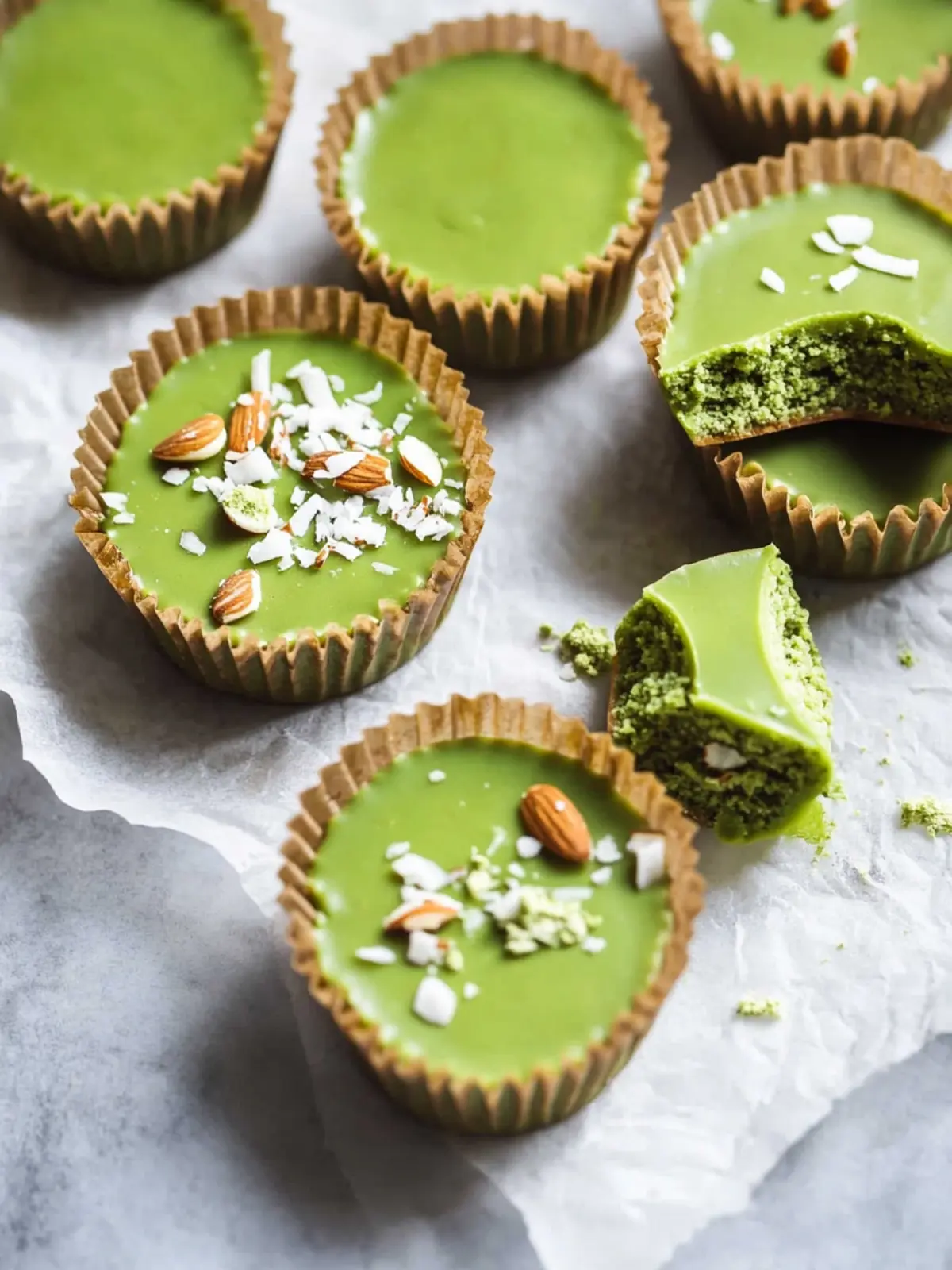 Delight in Matcha Coconut Almond Butter Cups Bliss 5 Matcha Coconut Almond Butter Cups
