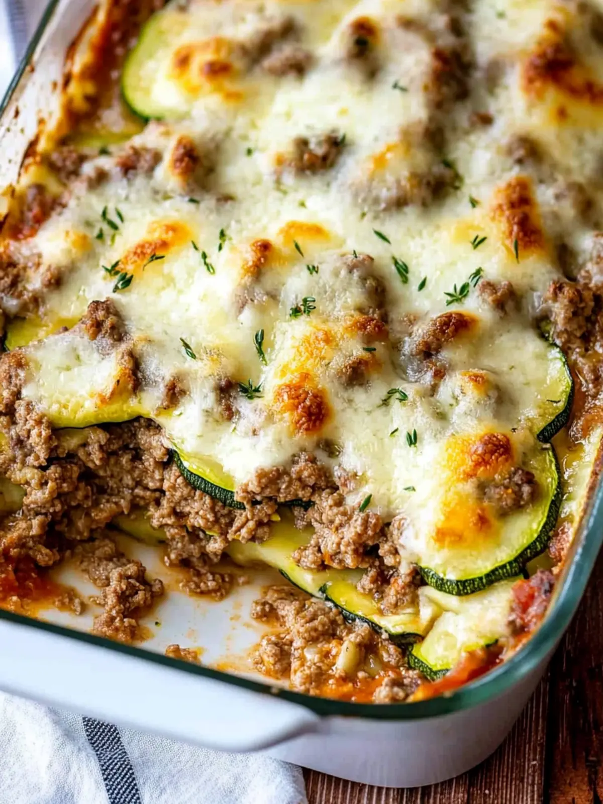 Savory Ground Beef Zucchini Casserole for Cozy Nights 3 Ground Beef Zucchini Casserole