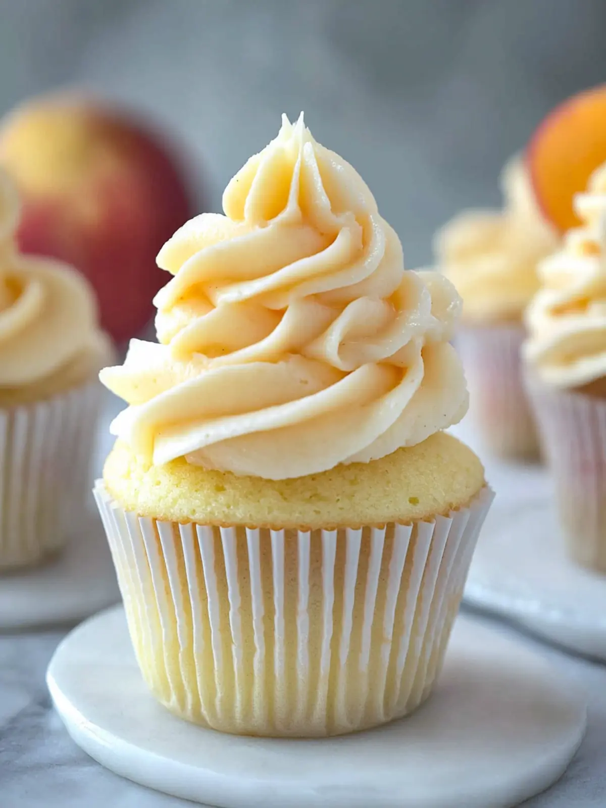 Irresistible Peach Bellini Cupcakes for Sweet Celebrations 4 Peach Bellini Cupcakes