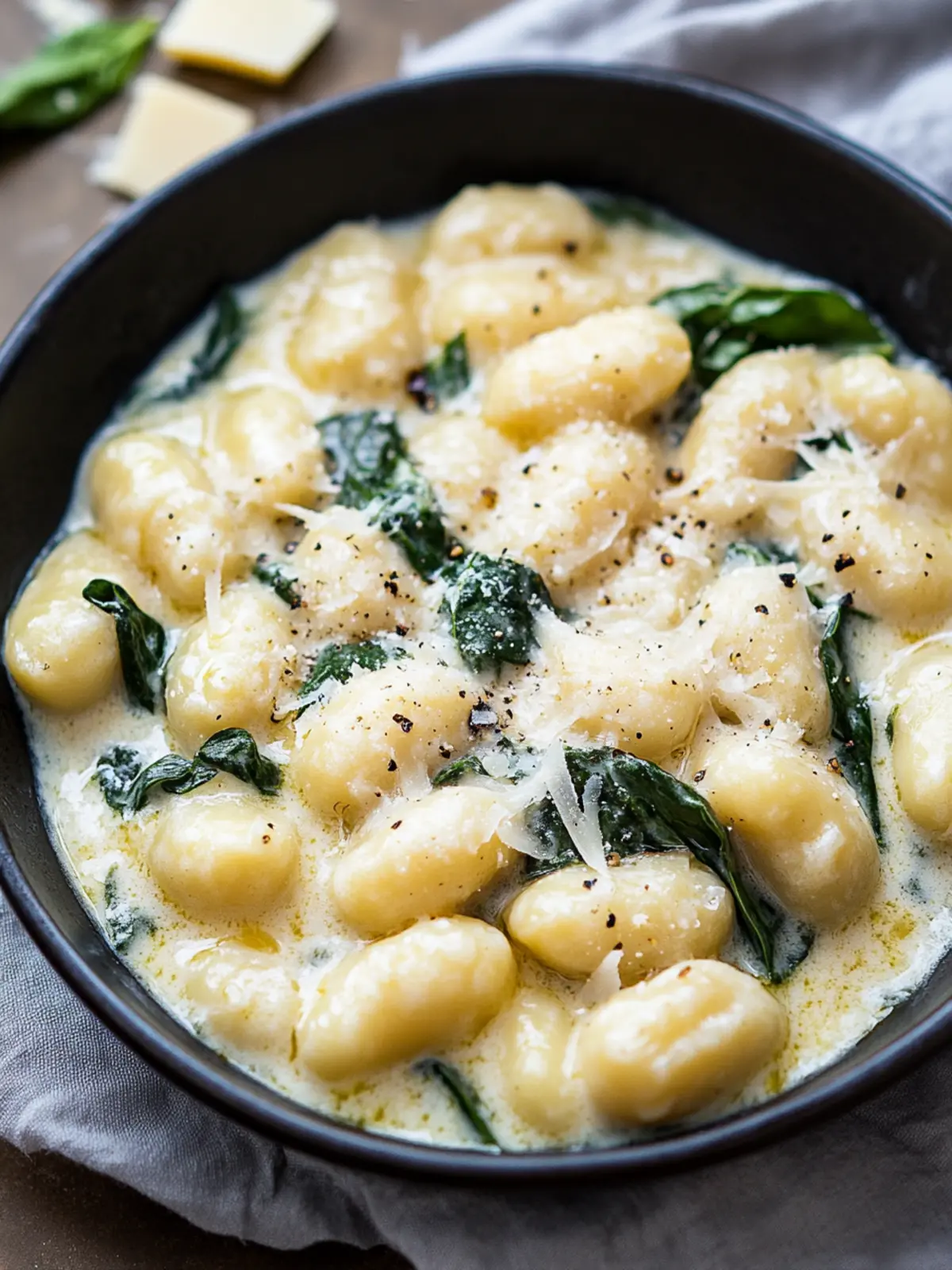 Creamy Garlic Parmesan Spinach Gnocchi in Just 15 Minutes 5 Creamy Garlic Parmesan Spinach Gnocchi