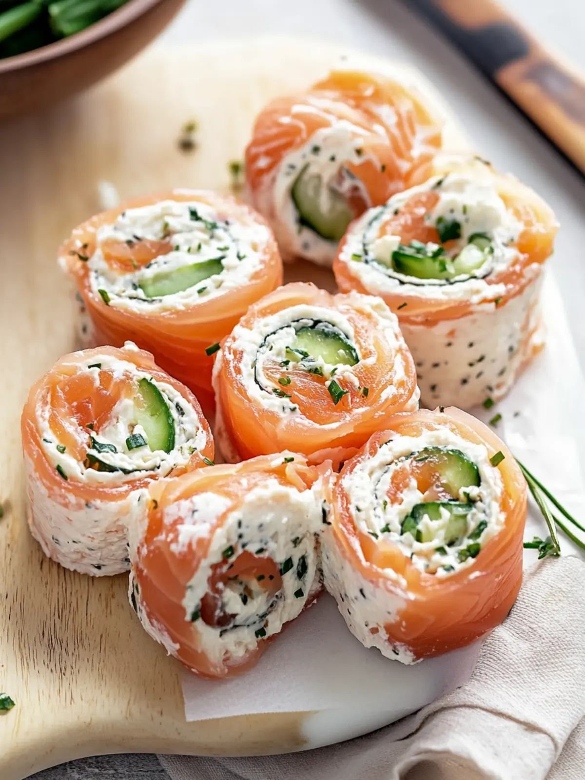 Delicious Smoked Salmon & Cream Cheese Roll-Ups to Wow Friends 4 Smoked Salmon & Cream Cheese Roll-Ups