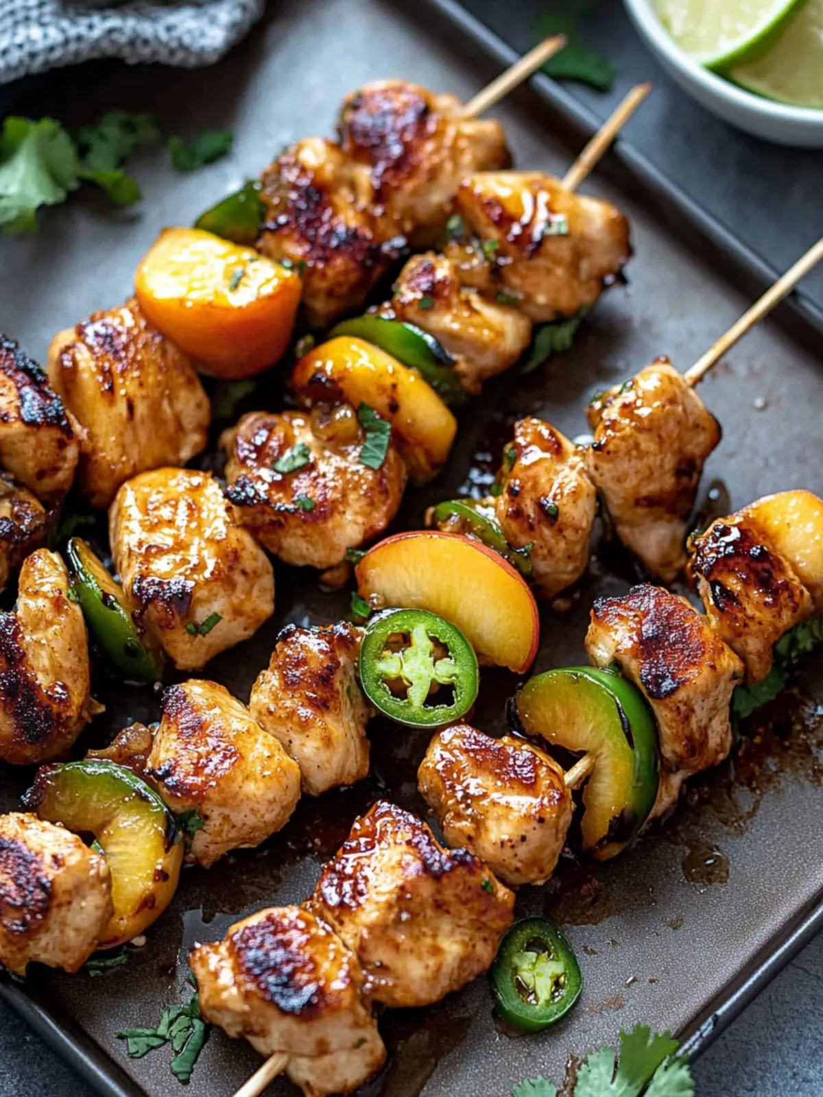 Jalapeno Peach Chicken Skewers for a Flavorful Feast! 5 Jalapeno Peach Chicken Skewers