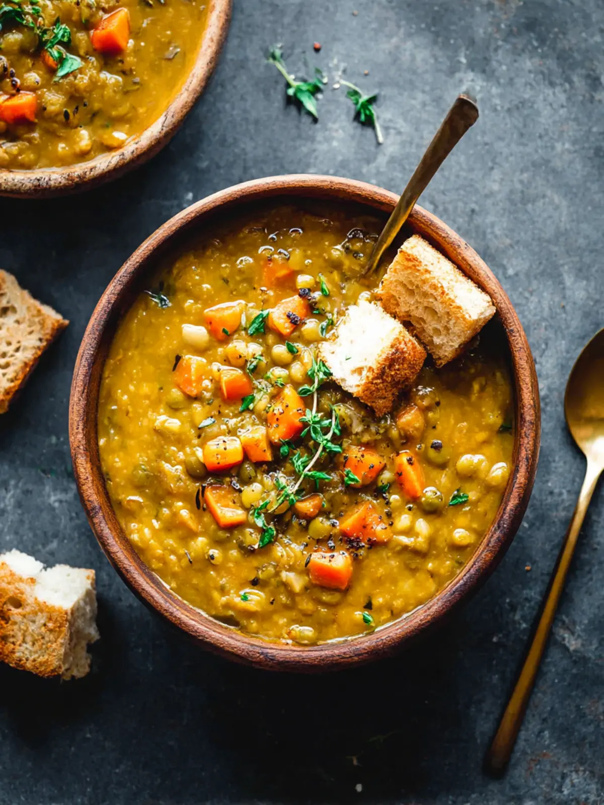 Delicious Moroccan Split Pea Soup: Cozy Comfort in a Bowl 5 Moroccan Split Pea Soup