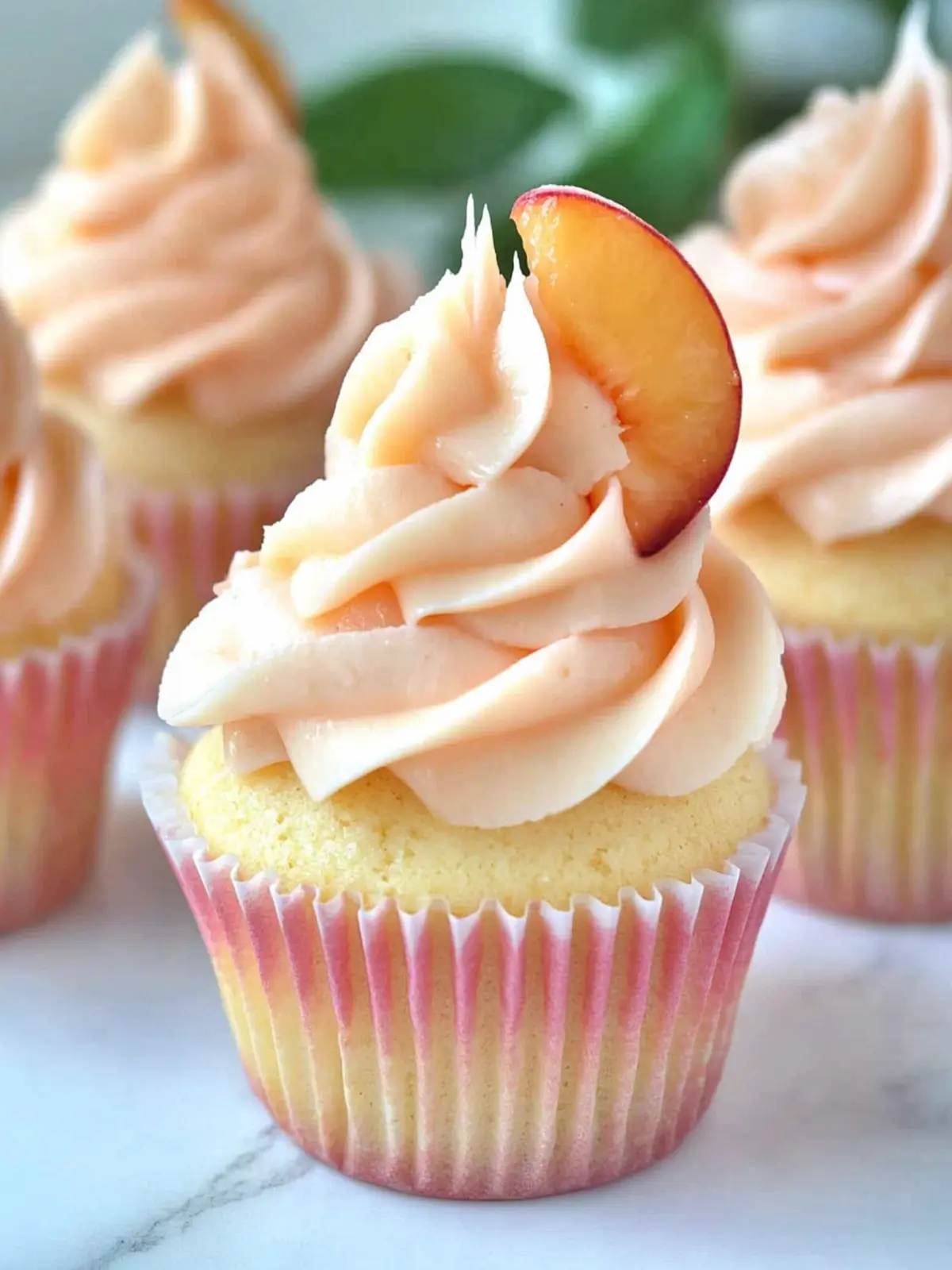 Irresistible Peach Bellini Cupcakes for Sweet Celebrations 2 Peach Bellini Cupcakes