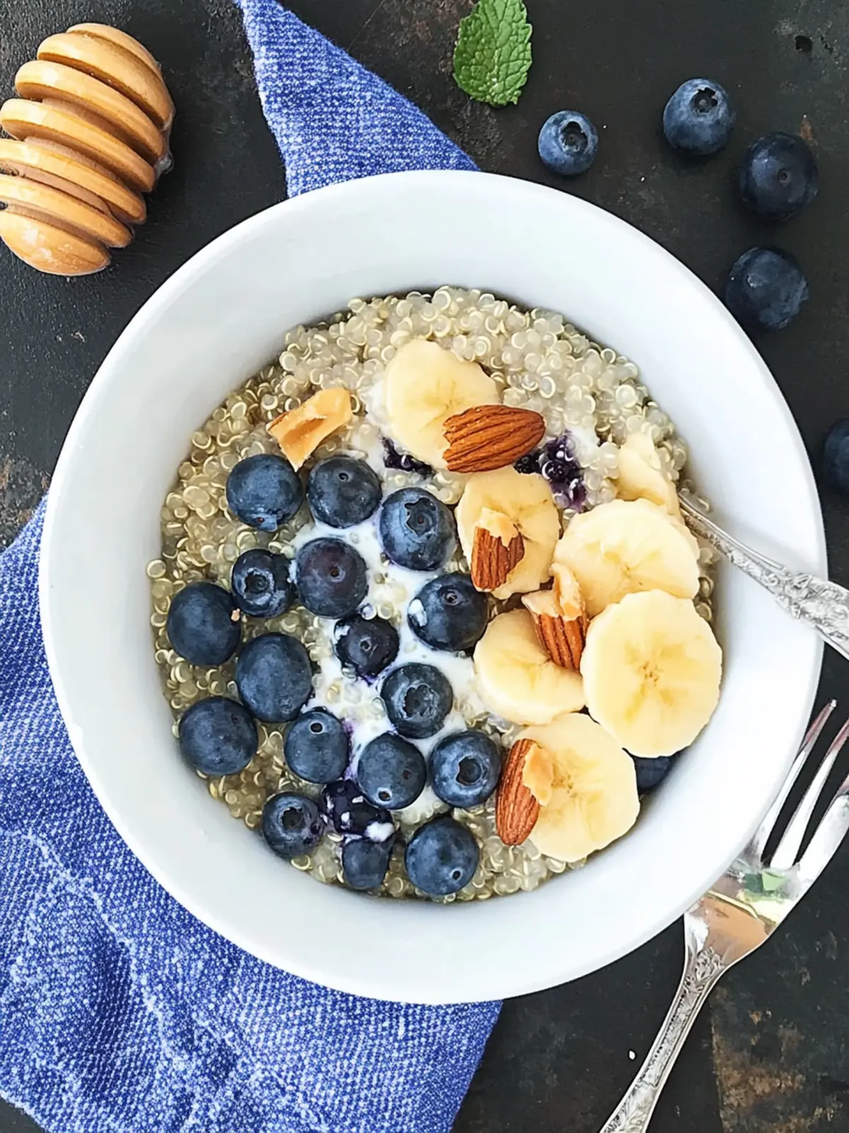 Hot Blueberry Honey Breakfast Quinoa for a Cozy Morning Boost 3 Hot Blueberry Honey Breakfast Quinoa