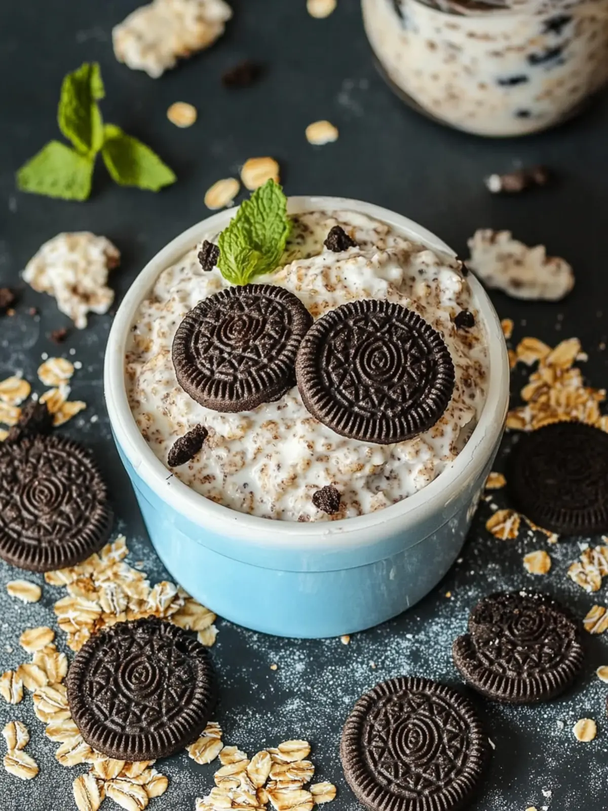 Oreo Overnight Oats: A Creamy Dream for Sweet Lovers 3 Oreo Overnight Oats