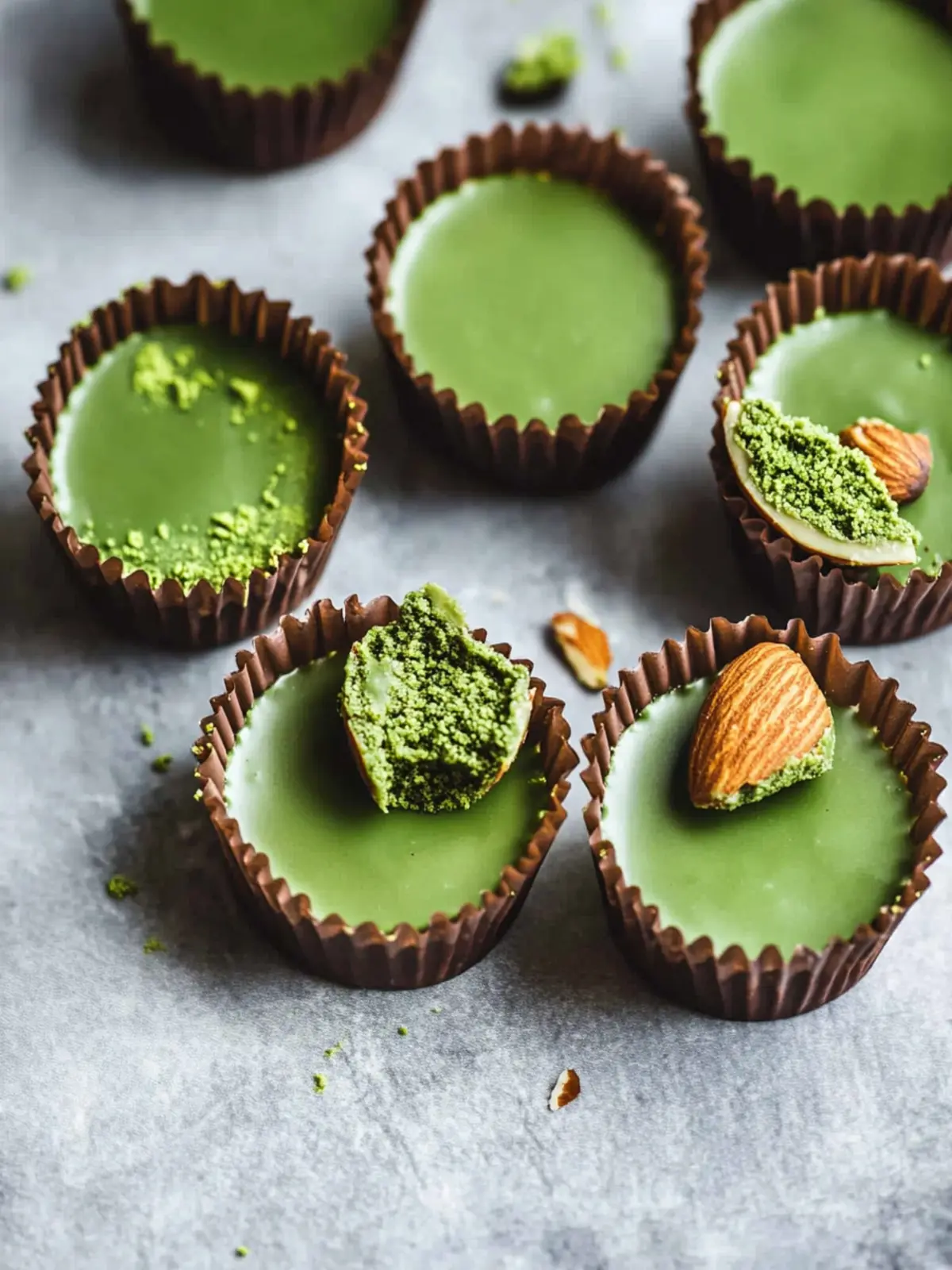 Delight in Matcha Coconut Almond Butter Cups Bliss 4 Matcha Coconut Almond Butter Cups