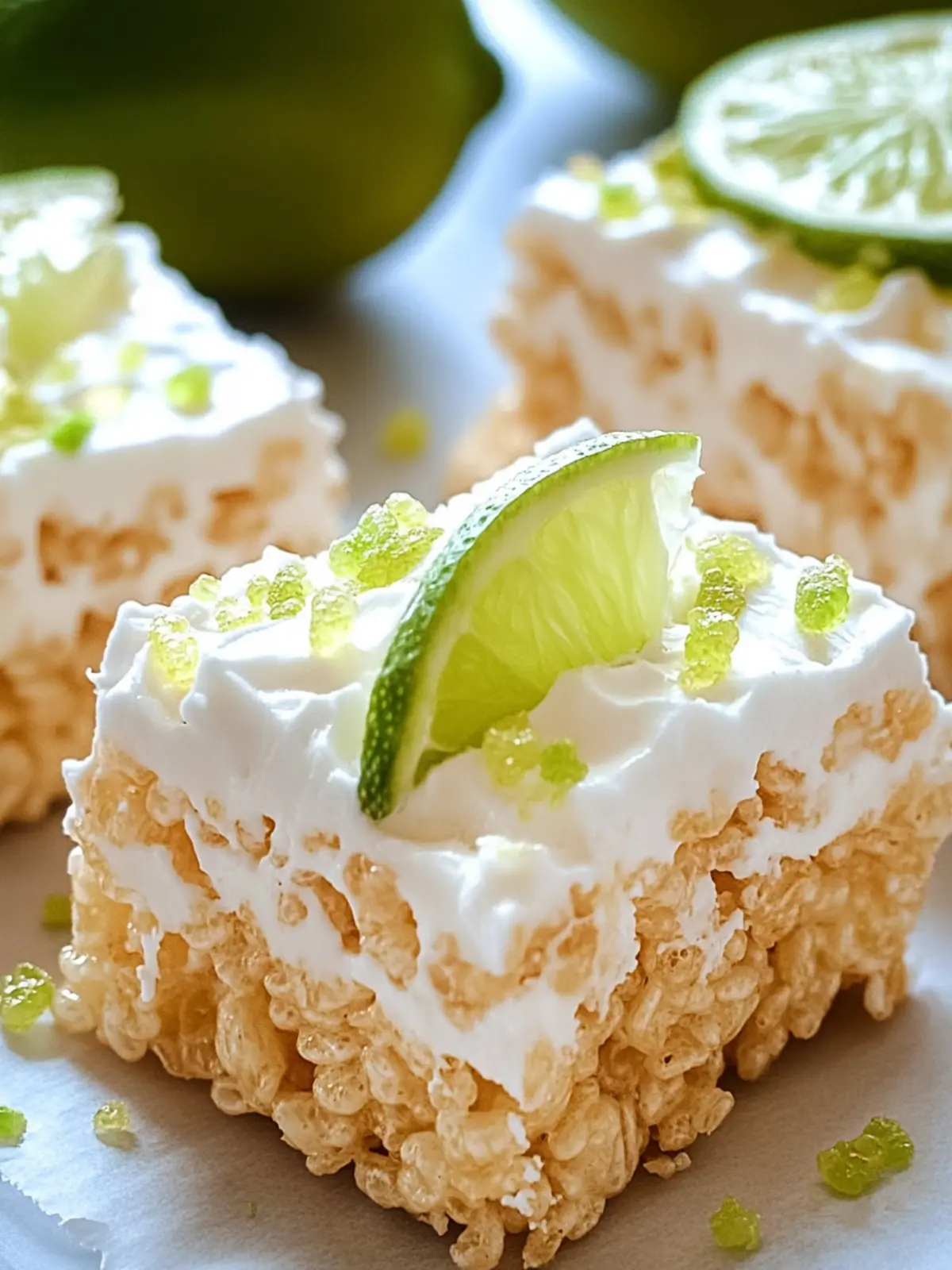 Zesty Key Lime Pie Rice Krispie Treats You’ll Devour 2 Key Lime Pie Rice Krispie Treats